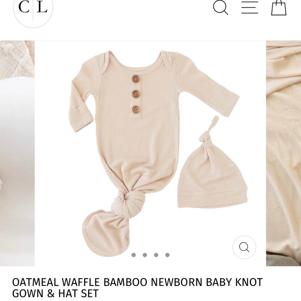 Caden Lane Oatmeal Waffle Bamboo LOT